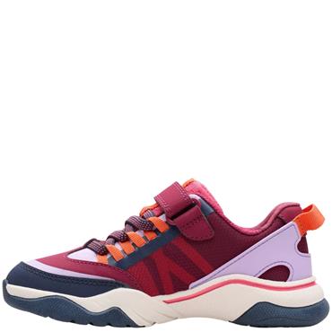 CLARKS KIDS STRAP TRAINER - BERRY MULTI